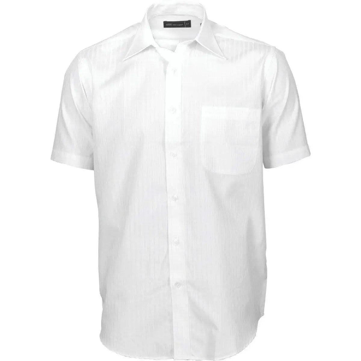 Dnc Workwear Men’s Tonal Stripe Short Sleeve Shirt - 4155